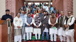 Modi Energised by Bihar Election Victory in Meeting with NDA MPs