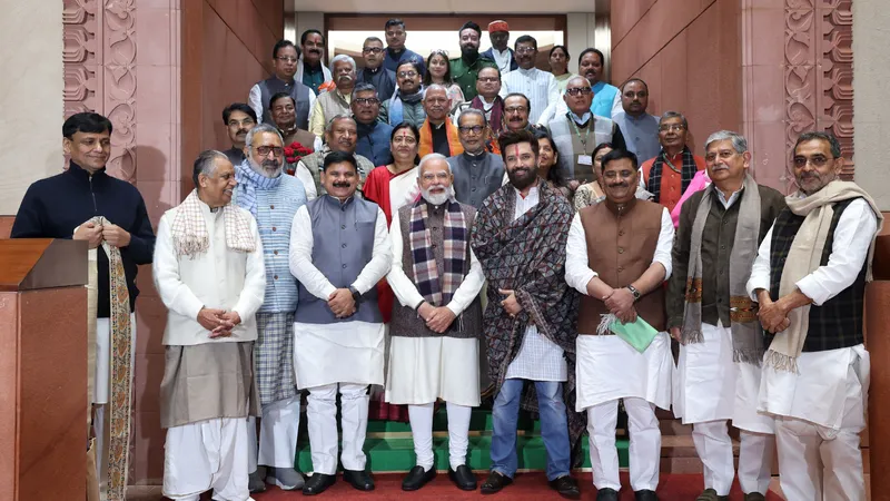 Modi Energised by Bihar Election Victory in Meeting with NDA MPs