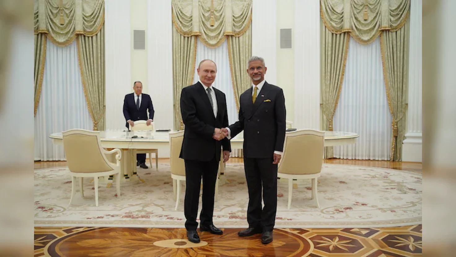 Indian Foreign Minister Jaishankar meets Russian President Putin
