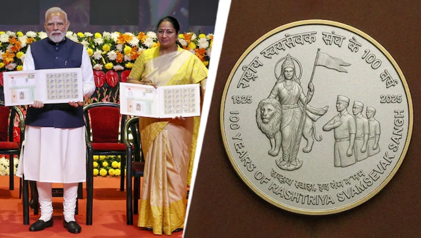 PM unveils Rs 100 coin featuring Bharat Mata on currency for 1st time