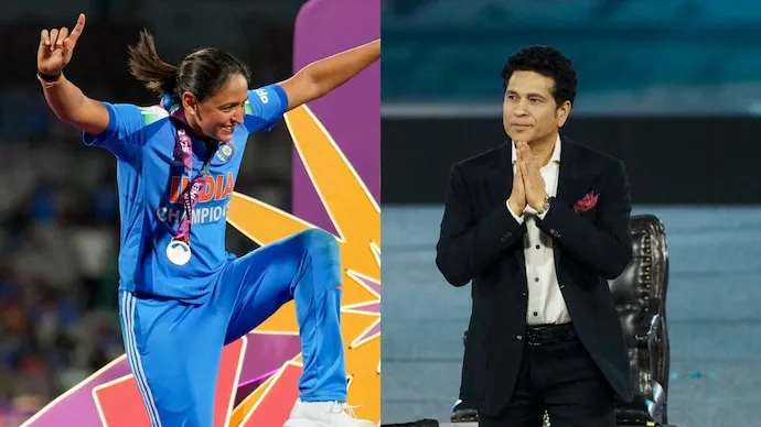 Harmanpreet Kaur Receives Advice from Sachin Tendulkar Before Final