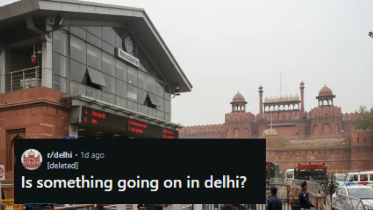 Red Fort Blast in Delhi Coincides with Viral Reddit Post
