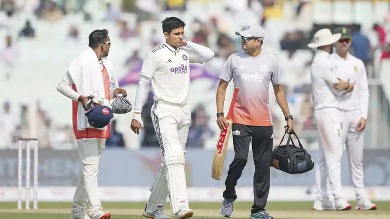 Shubman Gill Hospitalised with Neck Injury During First Test