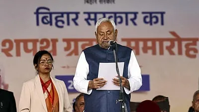 Nitish Kumar Sworn In as Bihar Chief Minister for Tenth Term