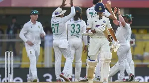 India Faces Uphill Battle Against South Africa in Guwahati Test