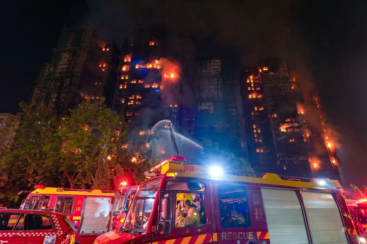 Fire Tragedy in Hong Kong: Thirteen Confirmed Dead in High-Rise Blaze