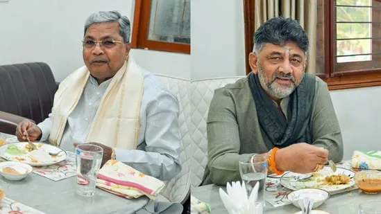 Karnataka Leaders Siddaramaiah and Shivakumar Meet Amid Tensions