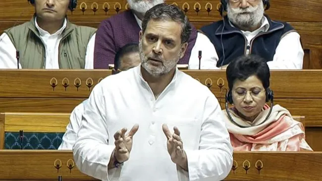 Rahul Gandhi Criticises Election Commission During Parliament Session
