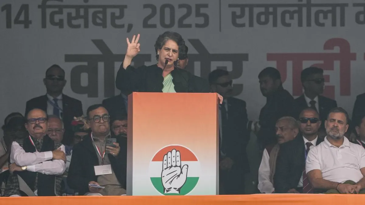 Congress Rally in Delhi Accuses Election Commission of Bias