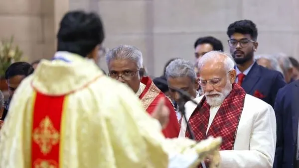 Prime Minister Modi Celebrates Christmas at Delhi Cathedral