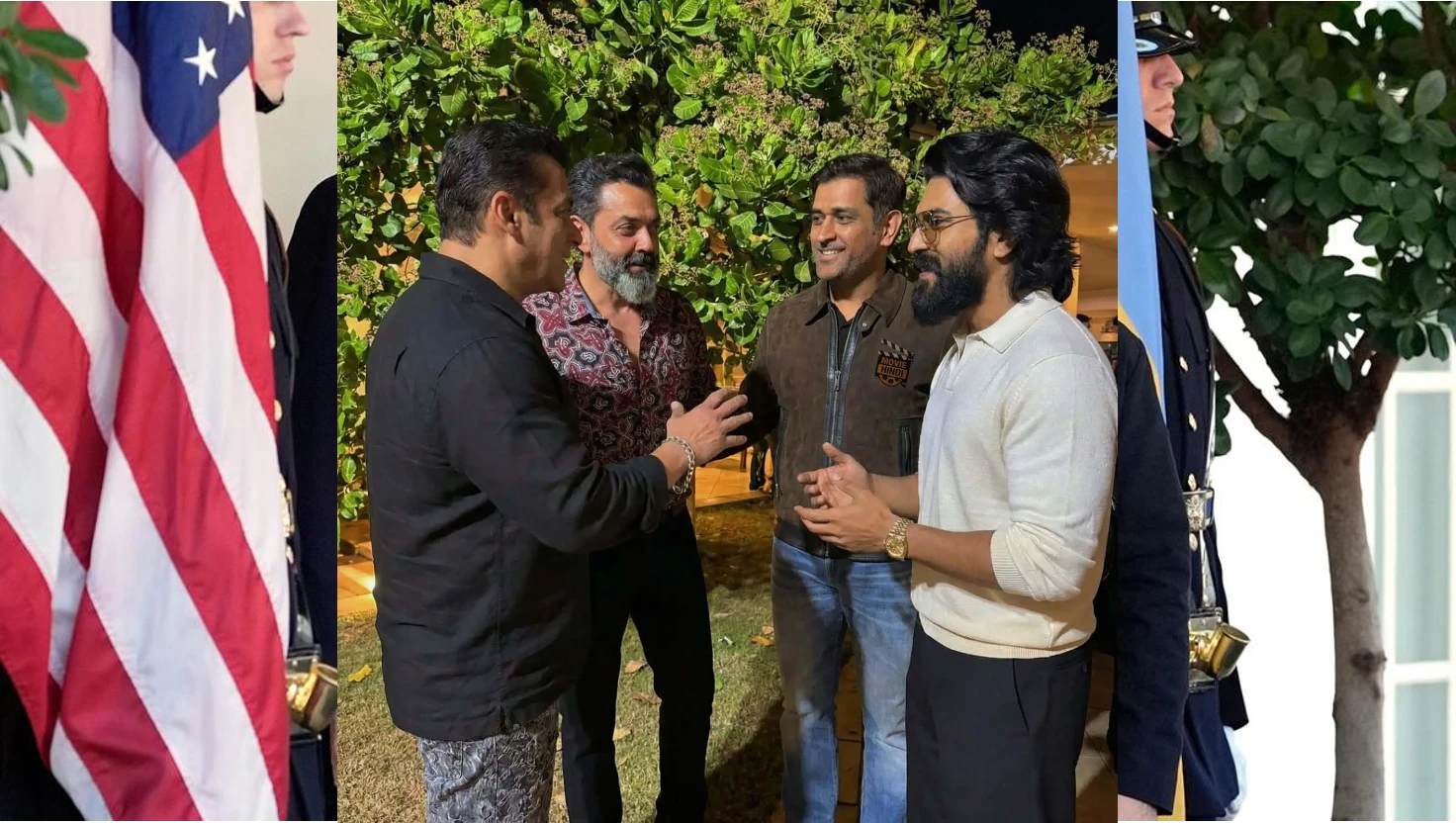 Ram Charan, Salman Khan, Dhoni, and Bobby Deol Spotted Together