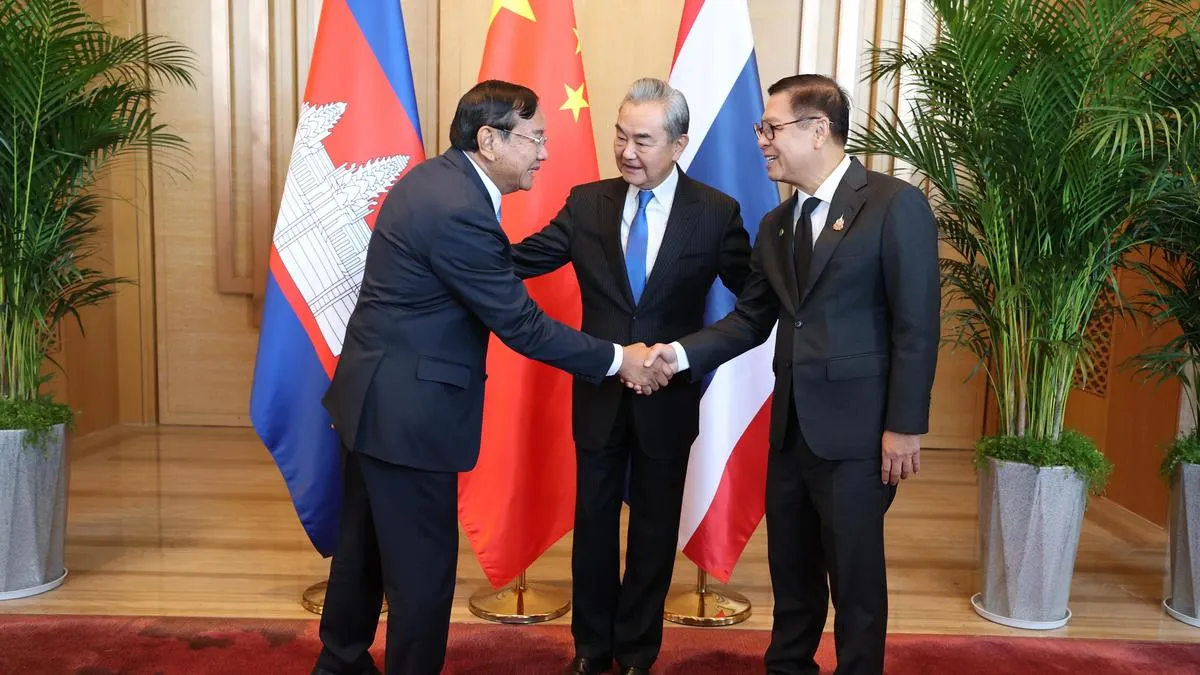 China, Cambodia, and Thailand Discuss Regional Stability at Meeting