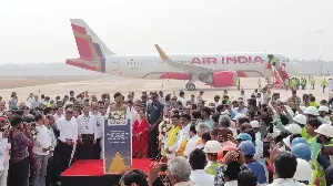 First Test Flight Lands at Bhogapuram International Airport