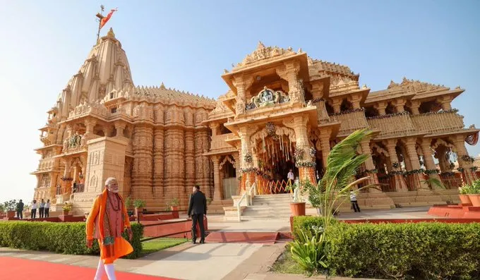 Modi Highlights India’s Cultural Resilience During Somnath Visit