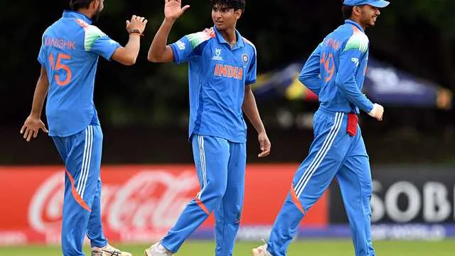India Defeats New Zealand in U19 World Cup to Remain Undefeated