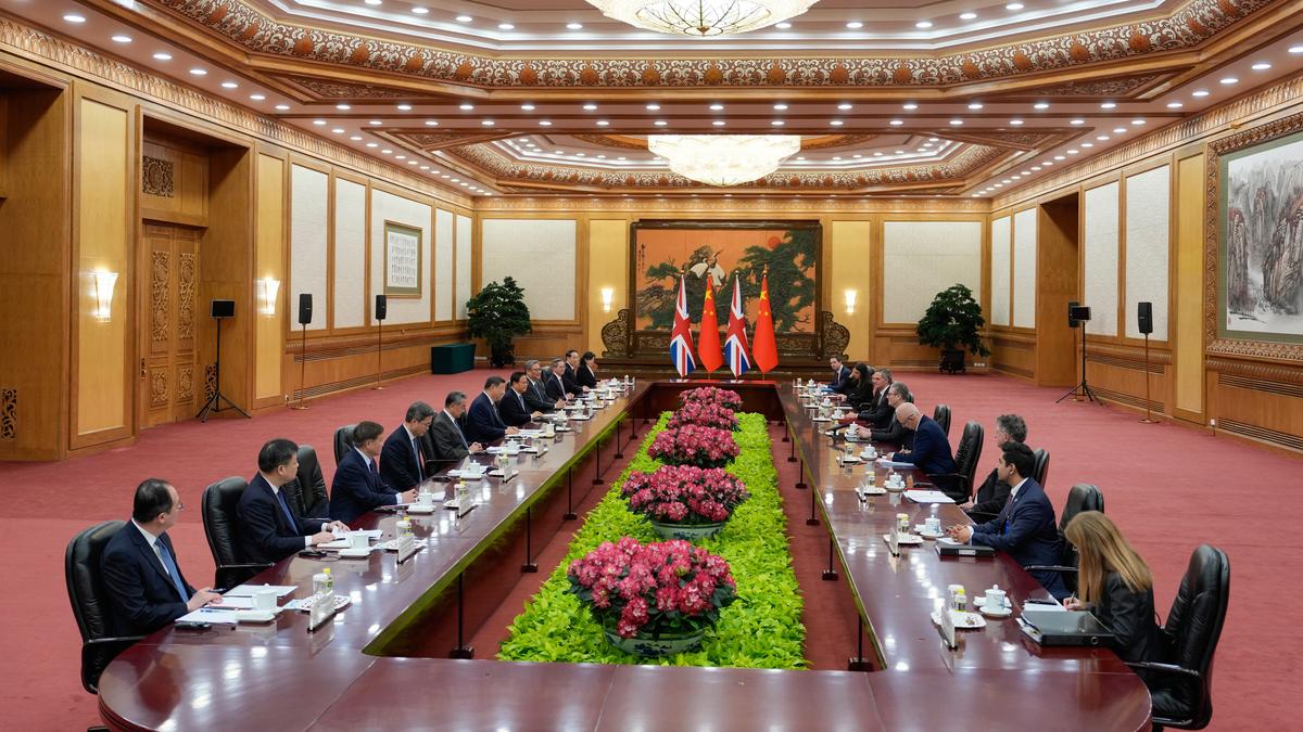 UK Prime Minister Keir Starmer Meets Chinese President Xi Jinping