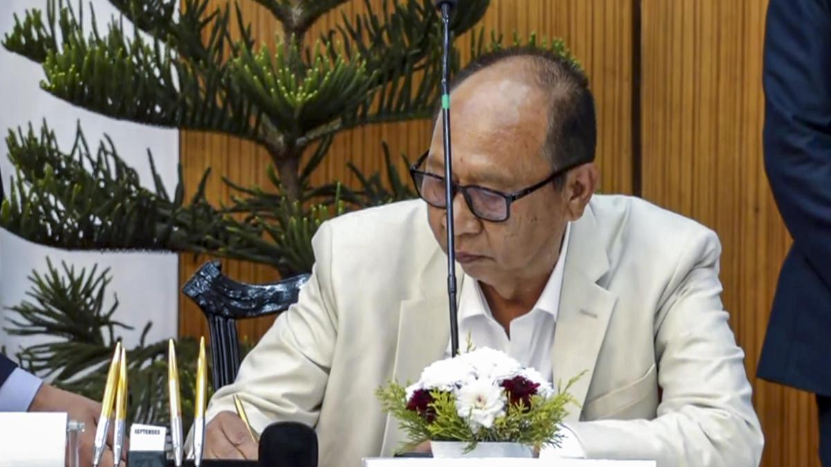 Yumnam Khemchand Singh Appointed Manipur Chief Minister