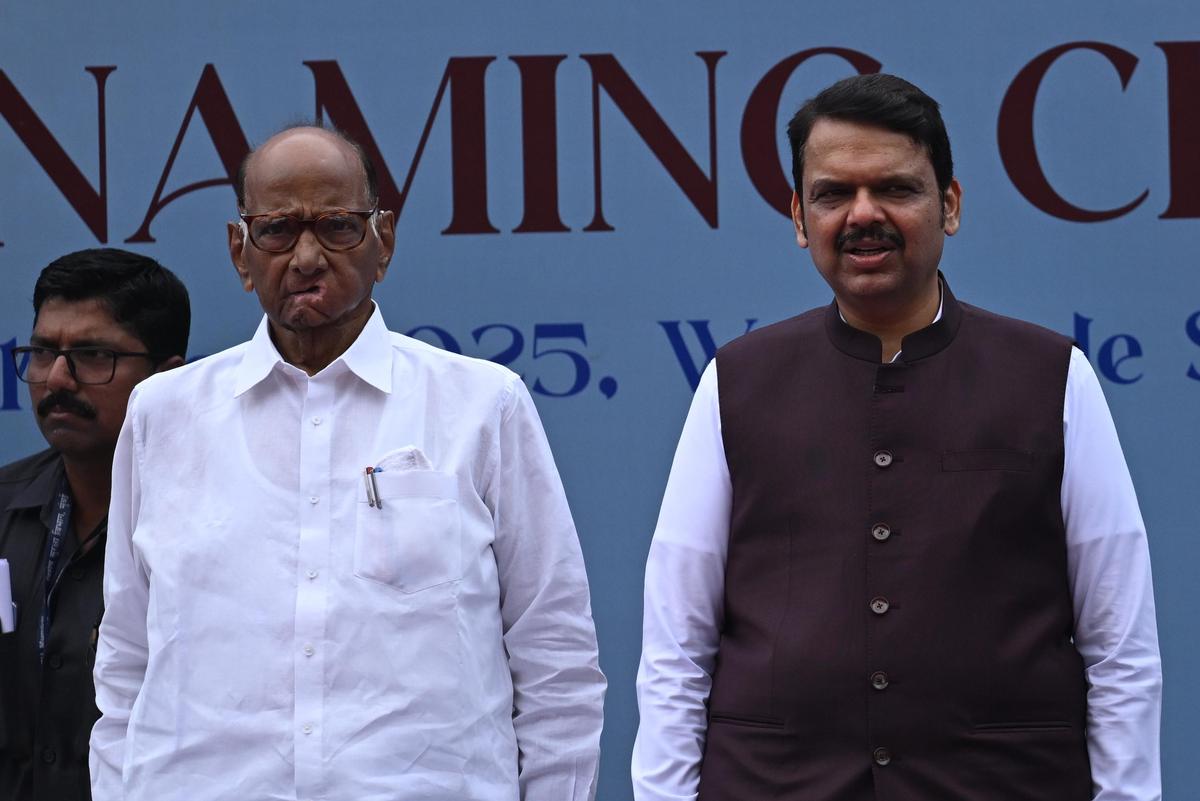 Sharad Pawar Responds to Fadnavis over NCP Merger Talks