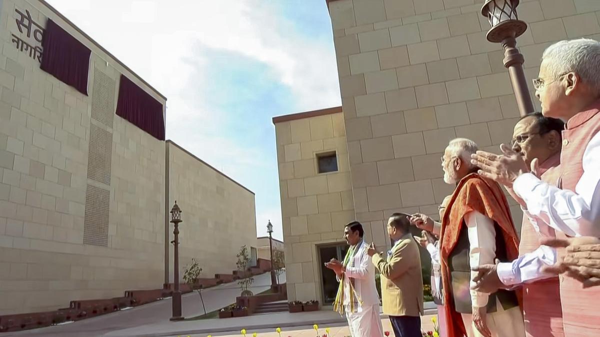 PM Modi Unveils New Prime Minister's Office at Seva Teerth Complex