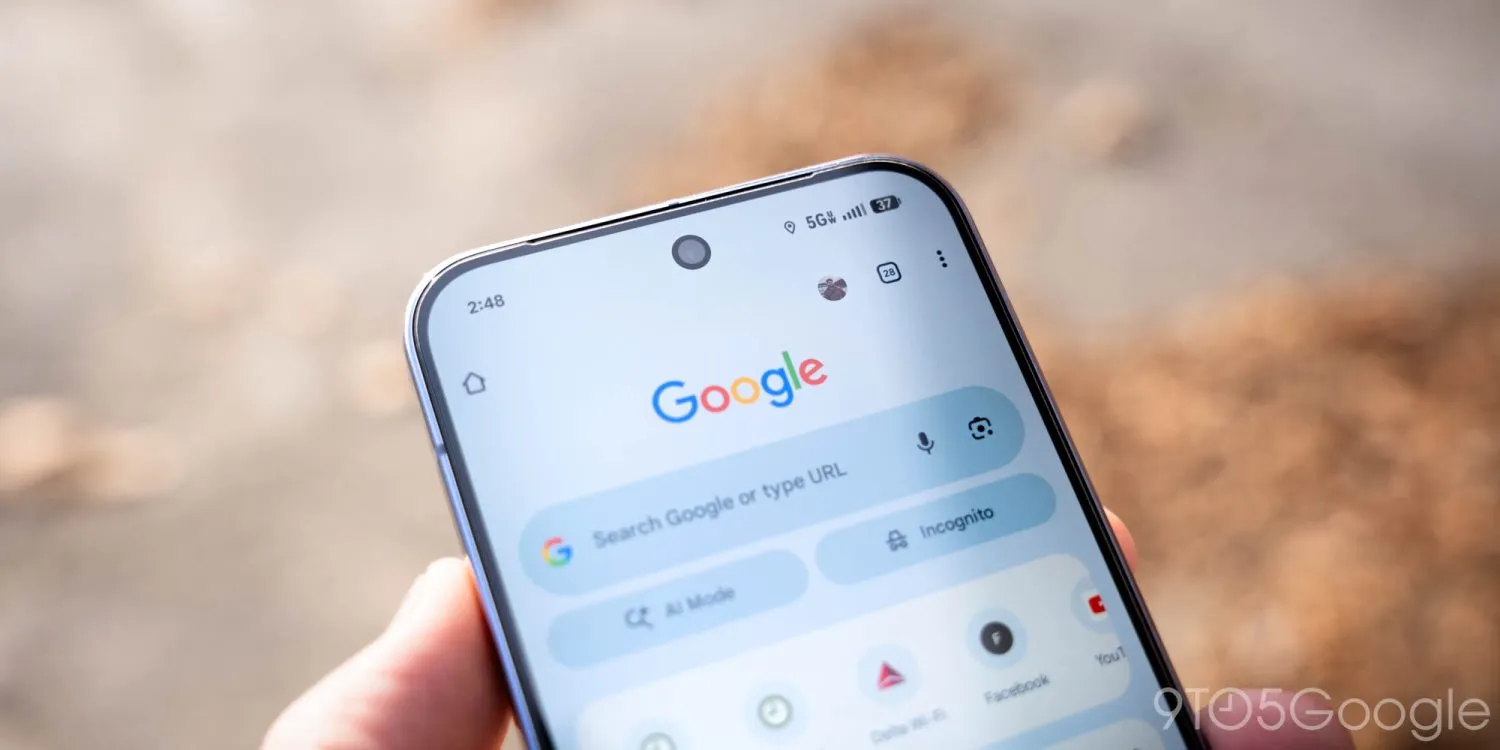 Google Chrome Introduces Desktop-Style Bookmarks Bar on Android