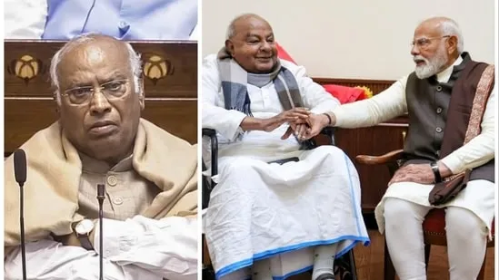 Mallikarjun Kharge's Farewell Speech Pokes Fun at Deve Gowda