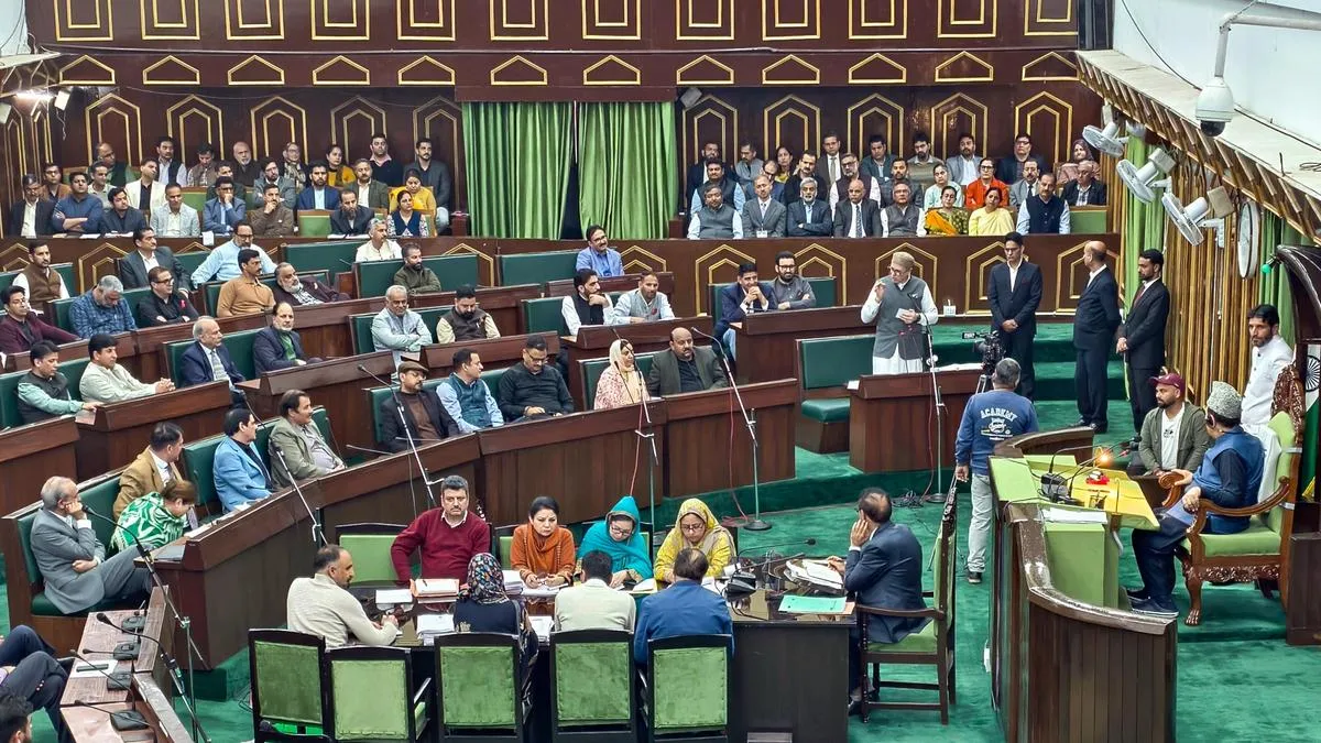 Omar Abdullah Critiques War in Iran during J&K Assembly Session