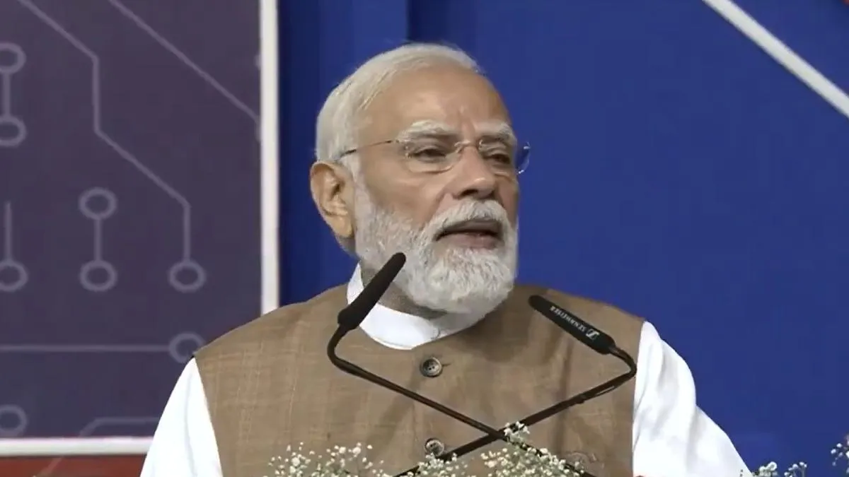 PM Modi Inaugurates Semiconductor Facility in Gujarat's Sanand