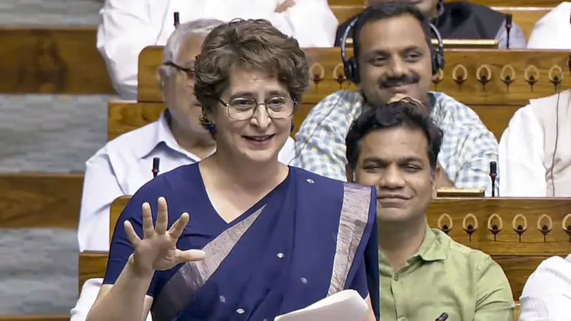 Priyanka Gandhi Criticises PM Modi Over Women's Quota Bill