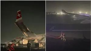 Engine Failure Prompts Emergency Evacuation of Swiss Flight in Delhi
