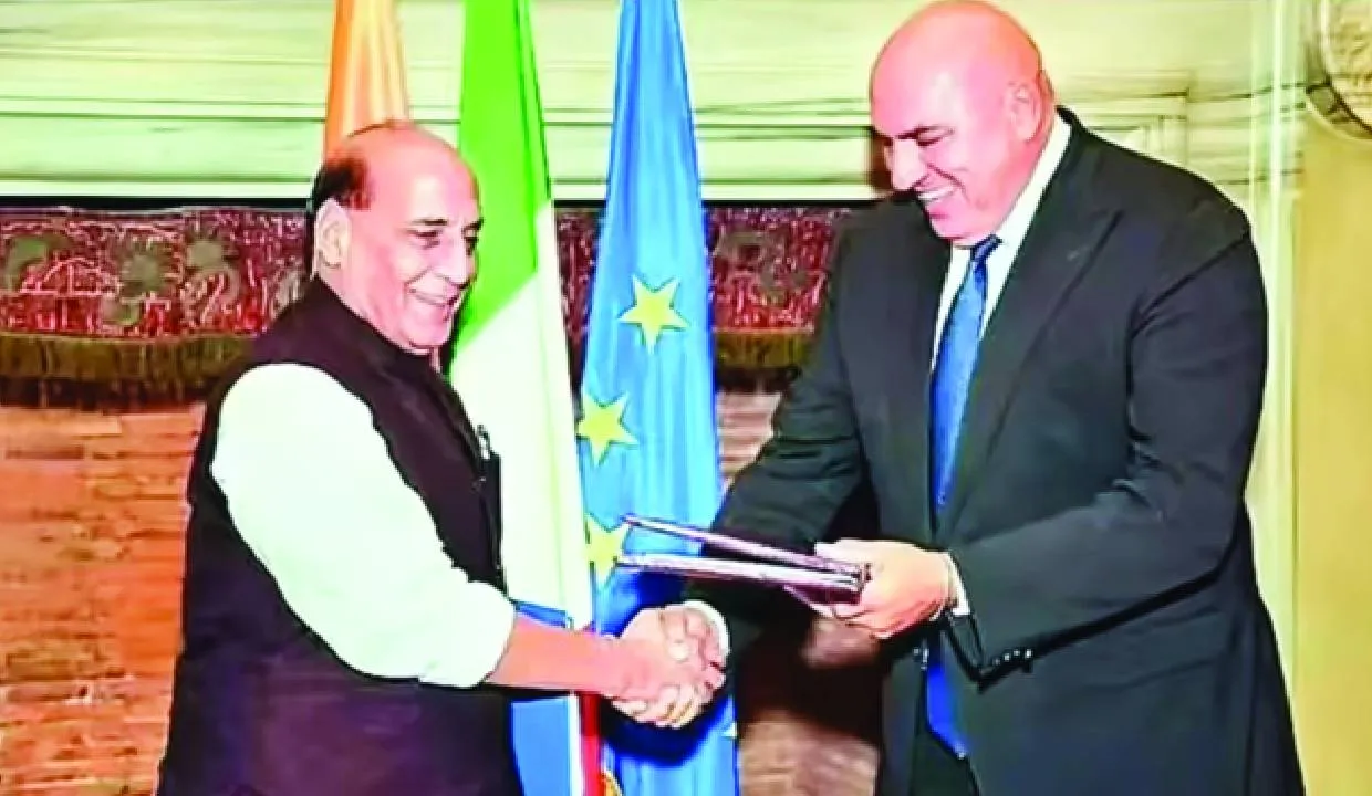 India's Rajnath Singh Urges Italy to Halt Defence Technology Sharing with Pakistan