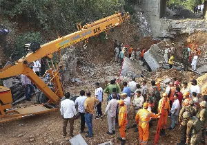 Portion of Bridge Collapses in Jammu; Rescue Operations Underway