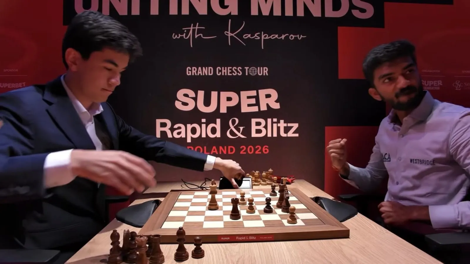 D Gukesh Defeats Javokhir Sindarov in Grand Chess Tour Match