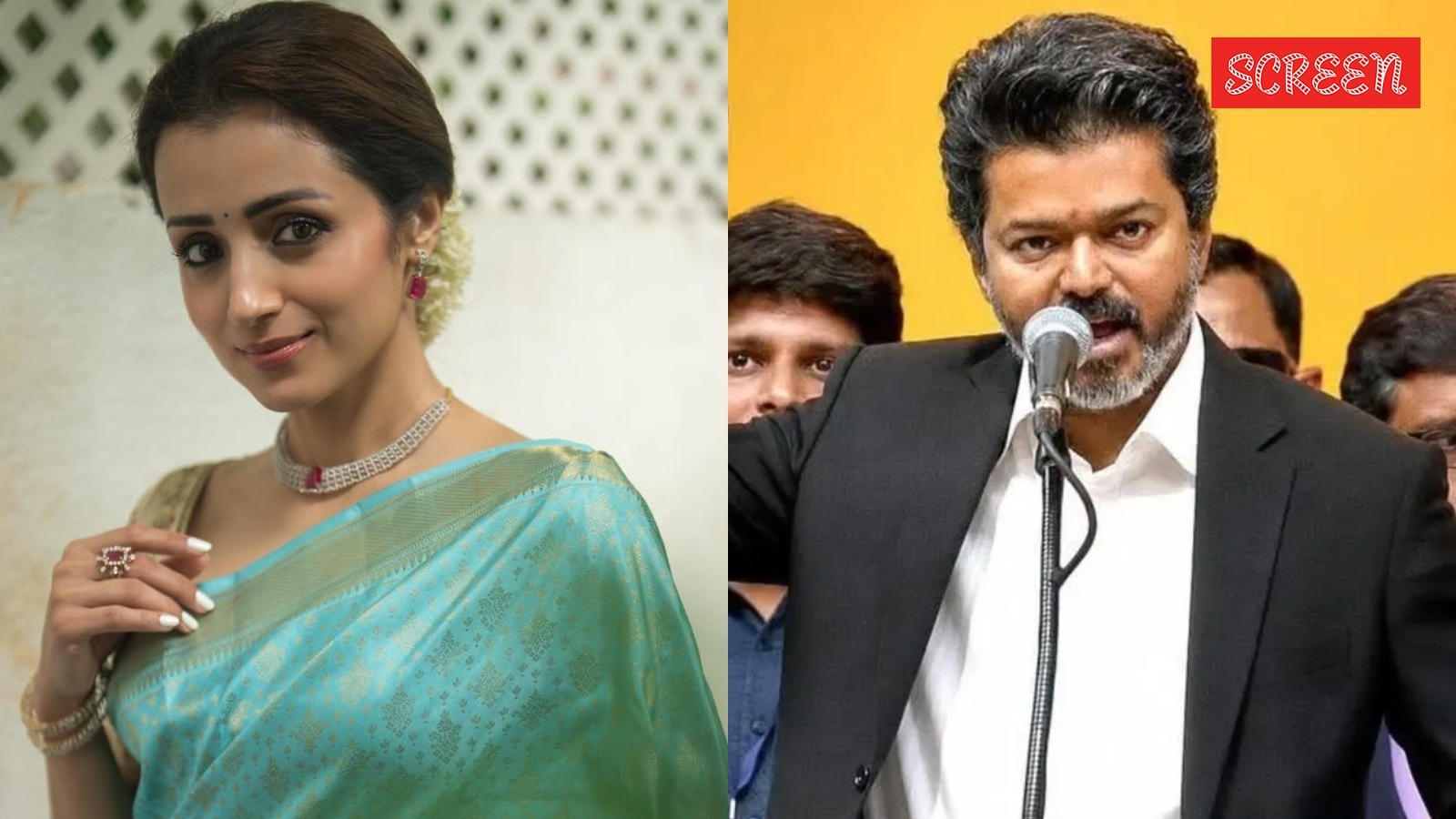 Trisha Krishnan Faces Fan Frenzy After Vijay's Swearing-In