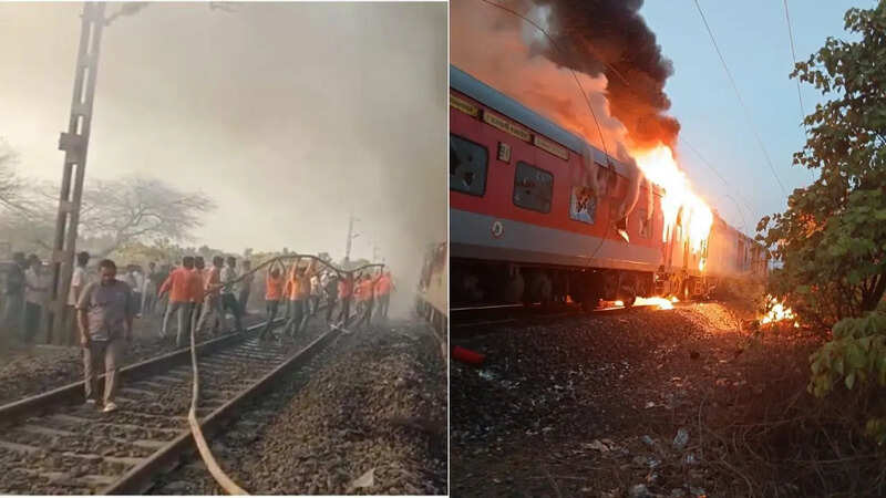 Fire Breaks Out in Thiruvananthapuram-Hazrat Nizamuddin Express