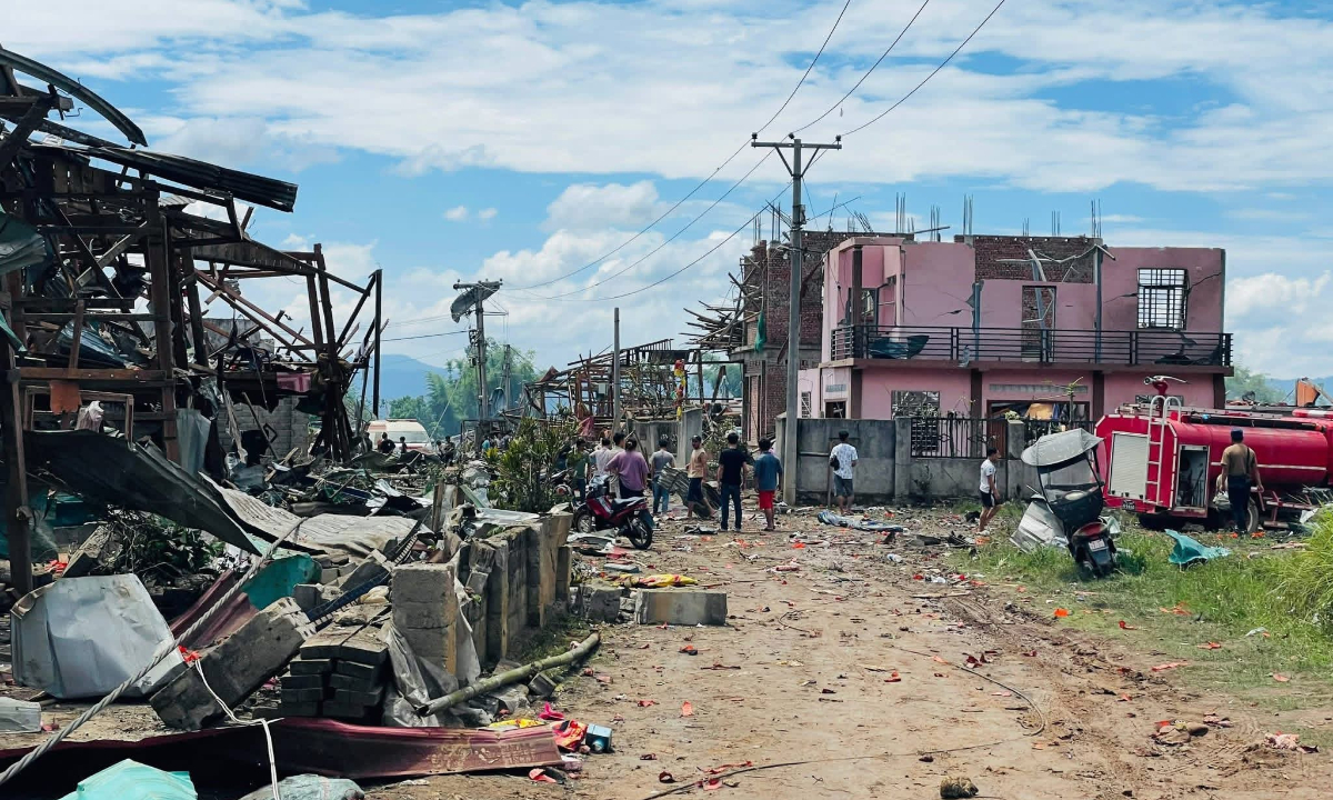 More Than 45 Die in Myanmar Explosives Storage Building Blast