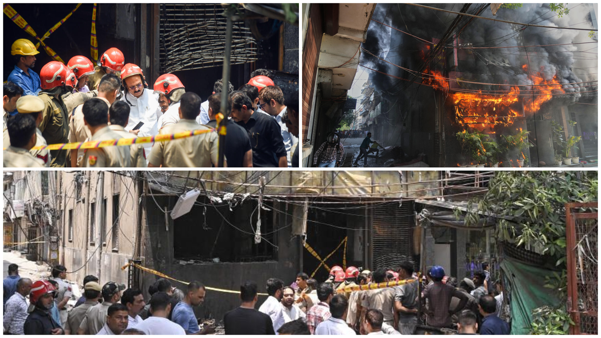 Fire at Delhi's Malviya Nagar Hotel Claims 21 Lives, Owner Detained