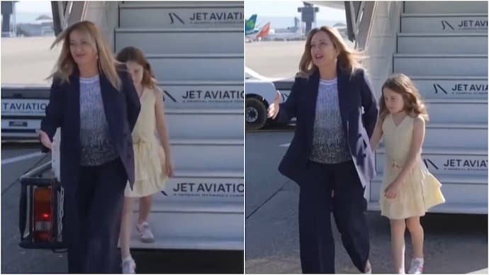 Giorgia Meloni's Daughter Gains Attention at G7 Summit
