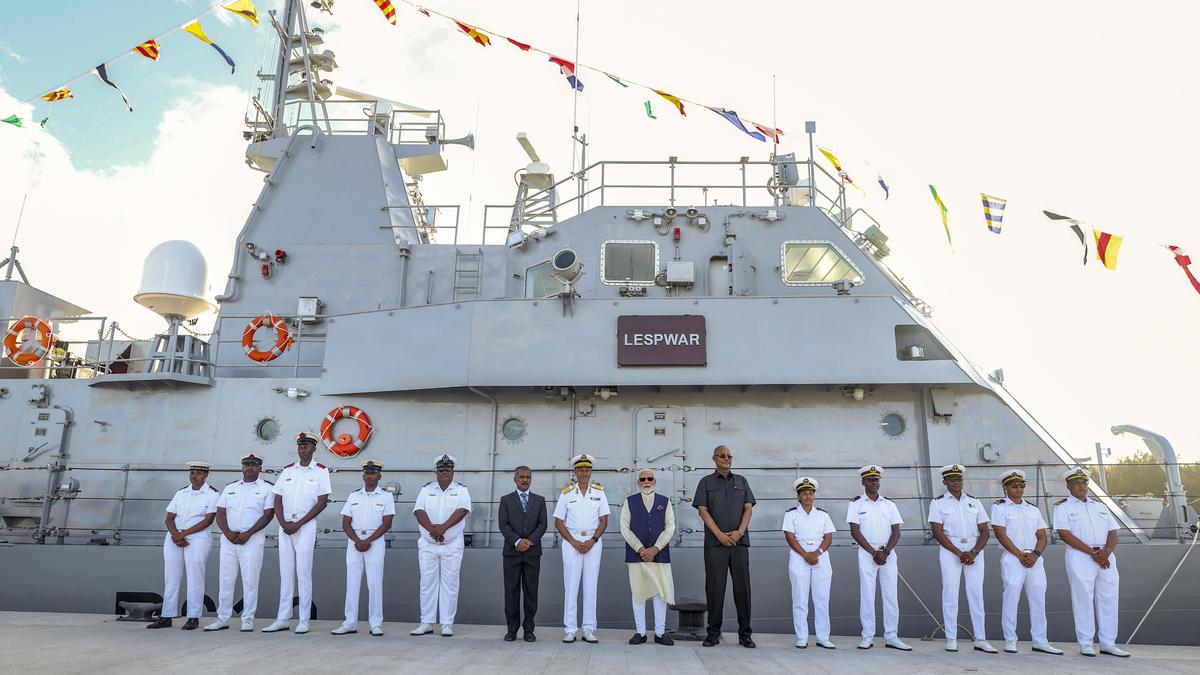 India Delivers 'Made in India' Patrol Vessel to Seychelles Coast Guard