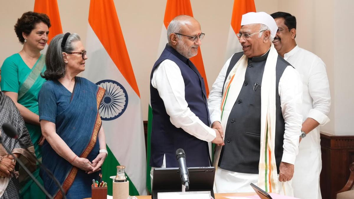 Mallikarjun Kharge Sworn in as Rajya Sabha Member After Re-election