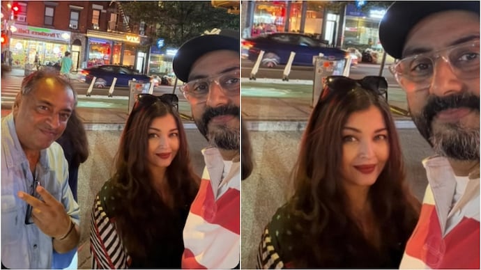Abhishek Bachchan and Aishwarya Rai Spotting in New York Goes Viral