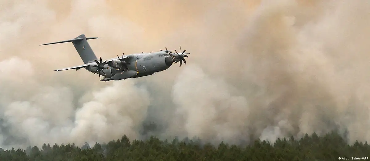 Evacuations Unfold as Wildfires Rage Near Bordeaux, France