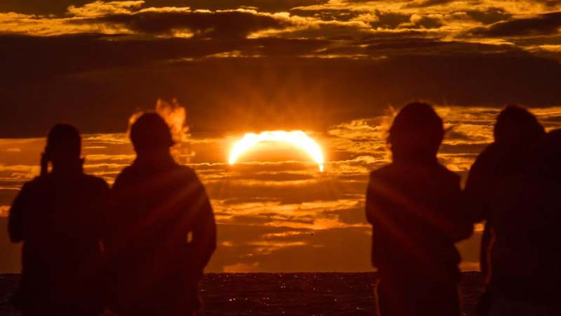Millions Observe Rare Solar Eclipse Across Europe, UK Sees 90% Coverage