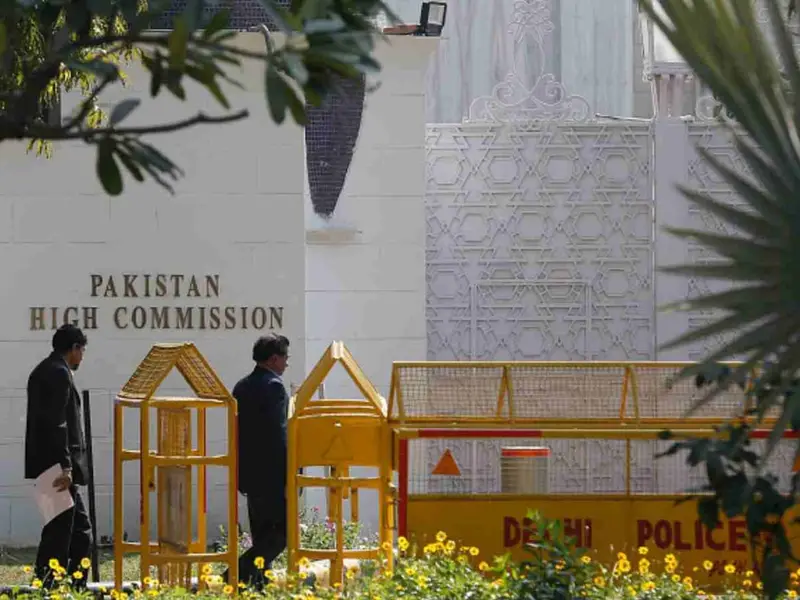 Security Cordon Removed Outside Pakistan High Commission in Delhi