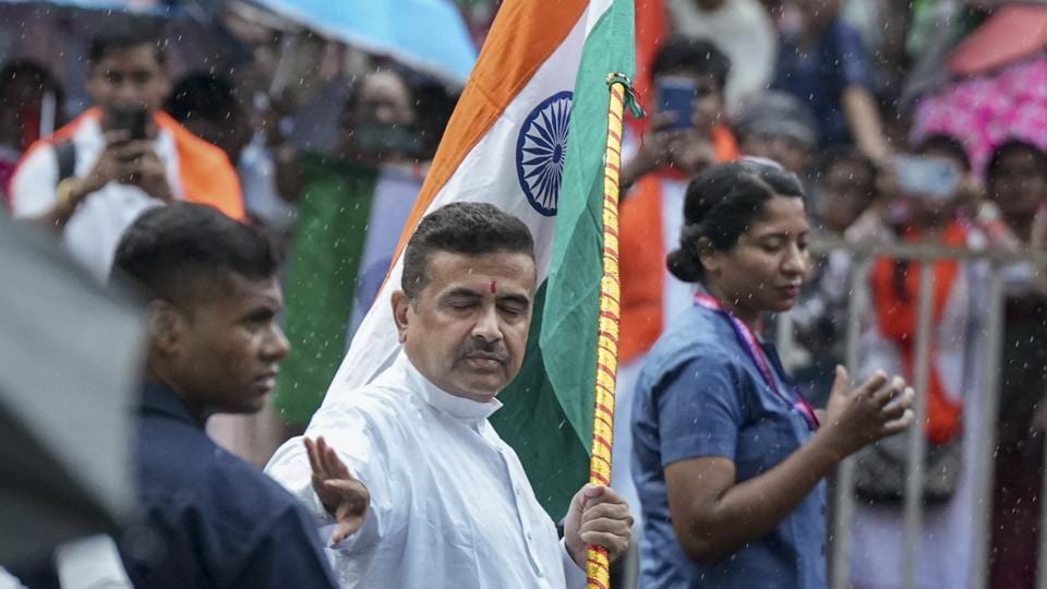 Suvendu Adhikari Addresses Jadavpur University on Political Slogans