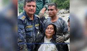 Nepali Woman Rescued After 10 Days Buried in Flood Debris