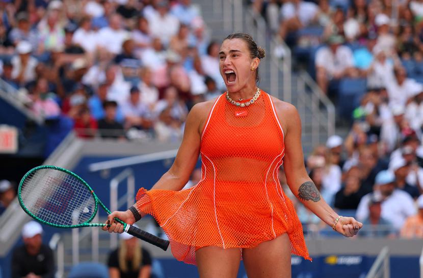 Aryna Sabalenka Overcomes Linda Noskova to Reach US Open Semi-Finals