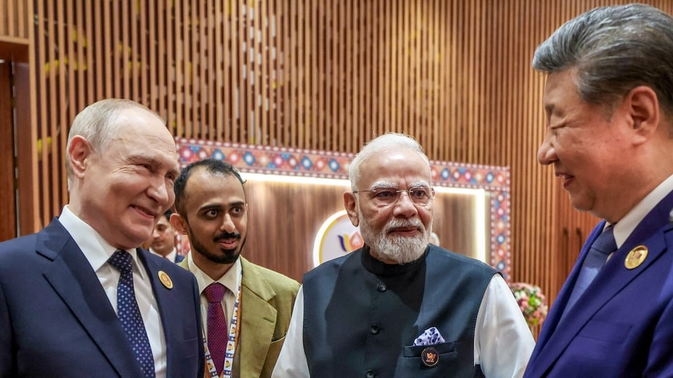 Modi, Putin, and Xi Jinping Showcase Unity at BRICS Summit