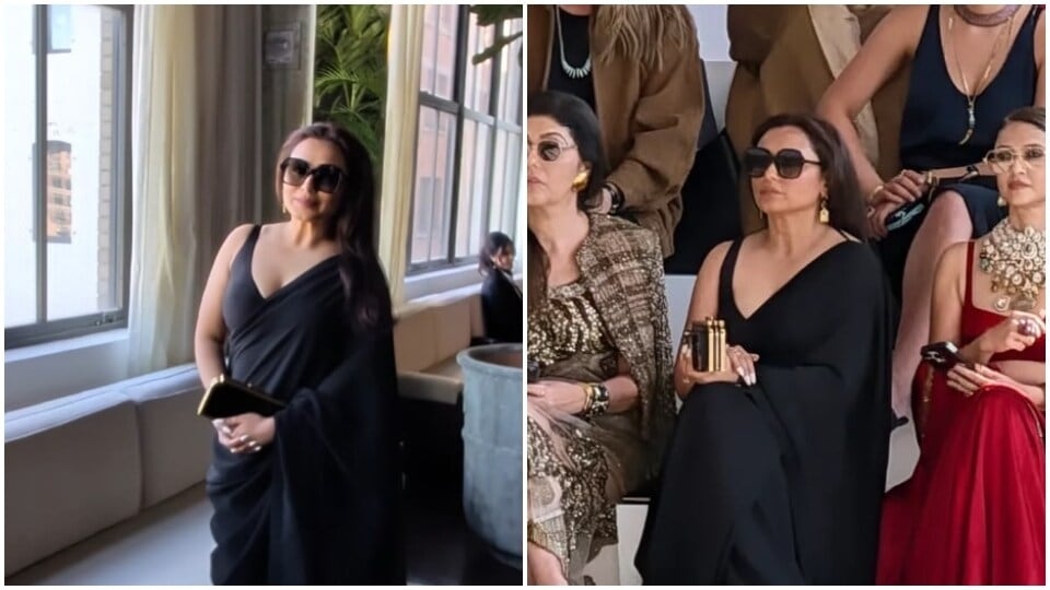 Rani Mukerji Stuns in Classic Saree at New York Fashion Week