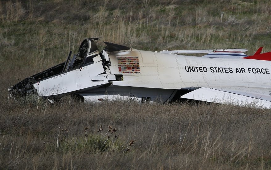F-16 Fighter Jet Crashes in Michigan, Pilot Ejects Safely
