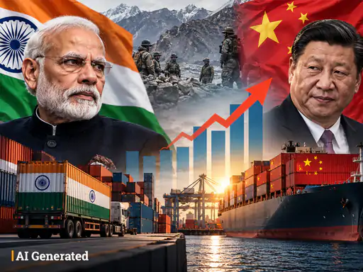 Significant Rise in India-China Trade as Exports Surge 39%